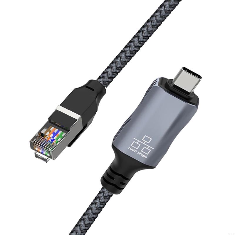 كابل شبكة USB C سريع السرعة إل - مراجعة Braided Line وسعره