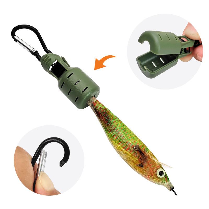 واقي طُعم صيد الحبار مع حلقة ت - مراجعة Fishing Line Dispenser وسعره