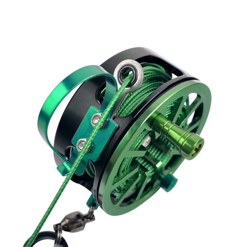 مشبك قفل صيد محمول جديد مع عوا - مراجعة Fishing Line Dispenser وسعره