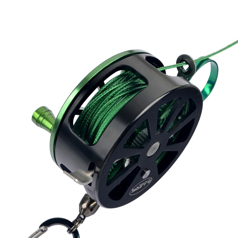 مشبك قفل صيد محمول جديد مع عوا - مراجعة Fishing Line Dispenser وسعره